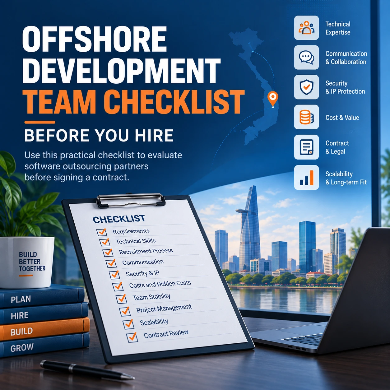 Offshore development checklist for evaluating software outsourcing partners